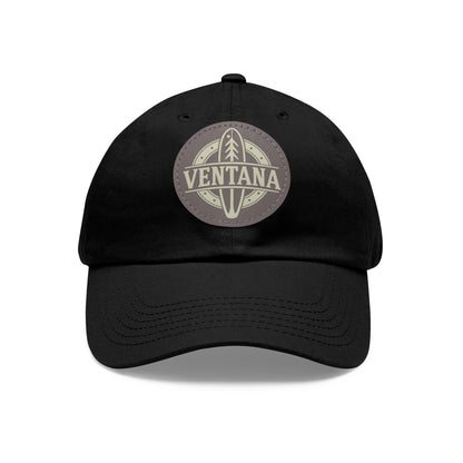 Ventana Treefish Logo Vegan Leather Patch Hat
