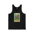 Black tank top with an octopus graphic and &