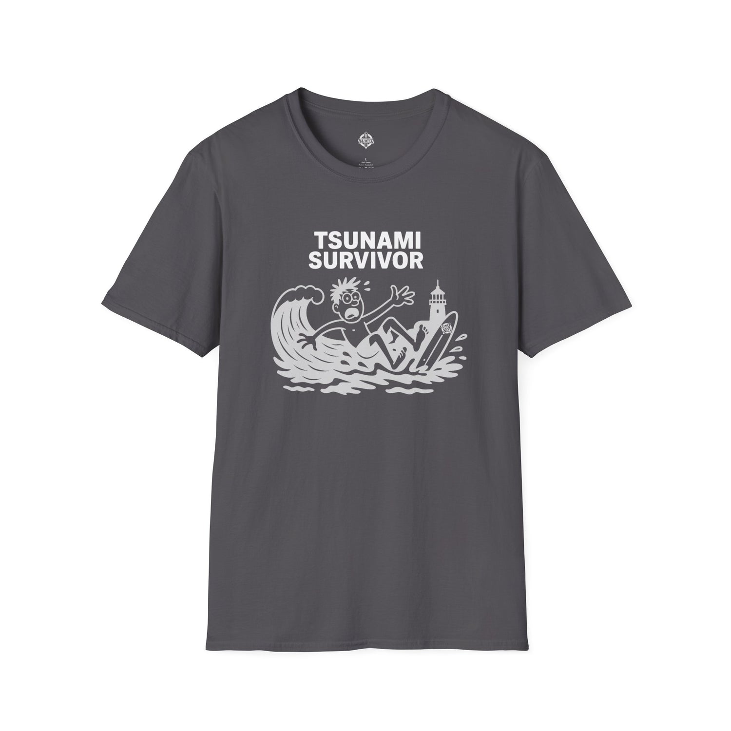 Tsunami Survivor Unisex - Soft Style U.S. Cotton T-Shirt