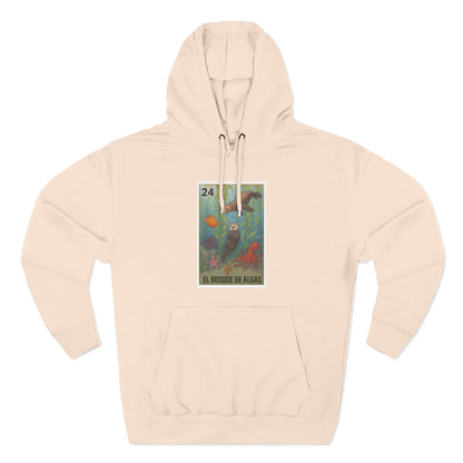 Kelp Forest Lotería Unisex - Pull-Over Cotton Blend Fleece Hoodie (El Bosque de Algas)