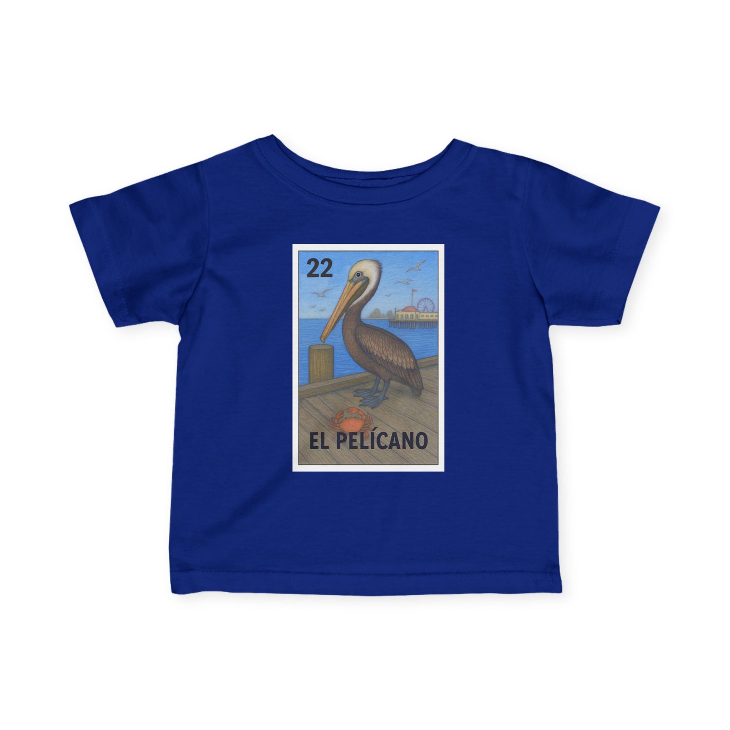 Pelican Lotería - Infant 100% Cotton T-Shirt (El Pelícano)