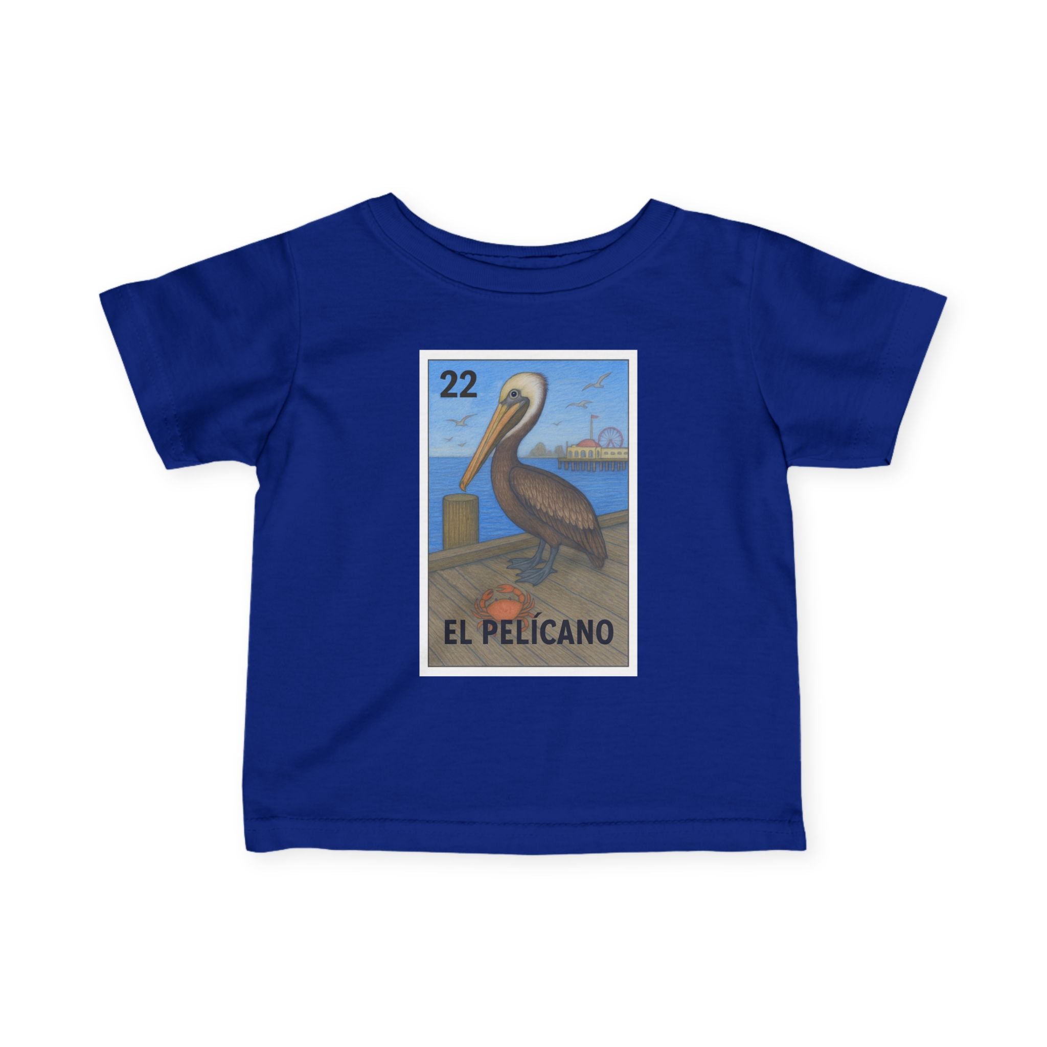 Pelican Lotería - Infant 100% Cotton T-Shirt (El Pelícano)
