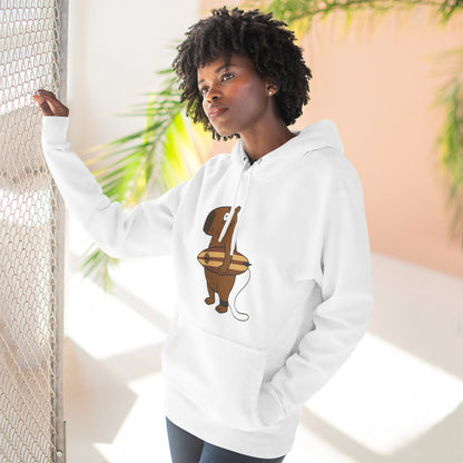 Capybara Surfer Unisex - Pull-Over Cotton Blend Fleece Hoodie