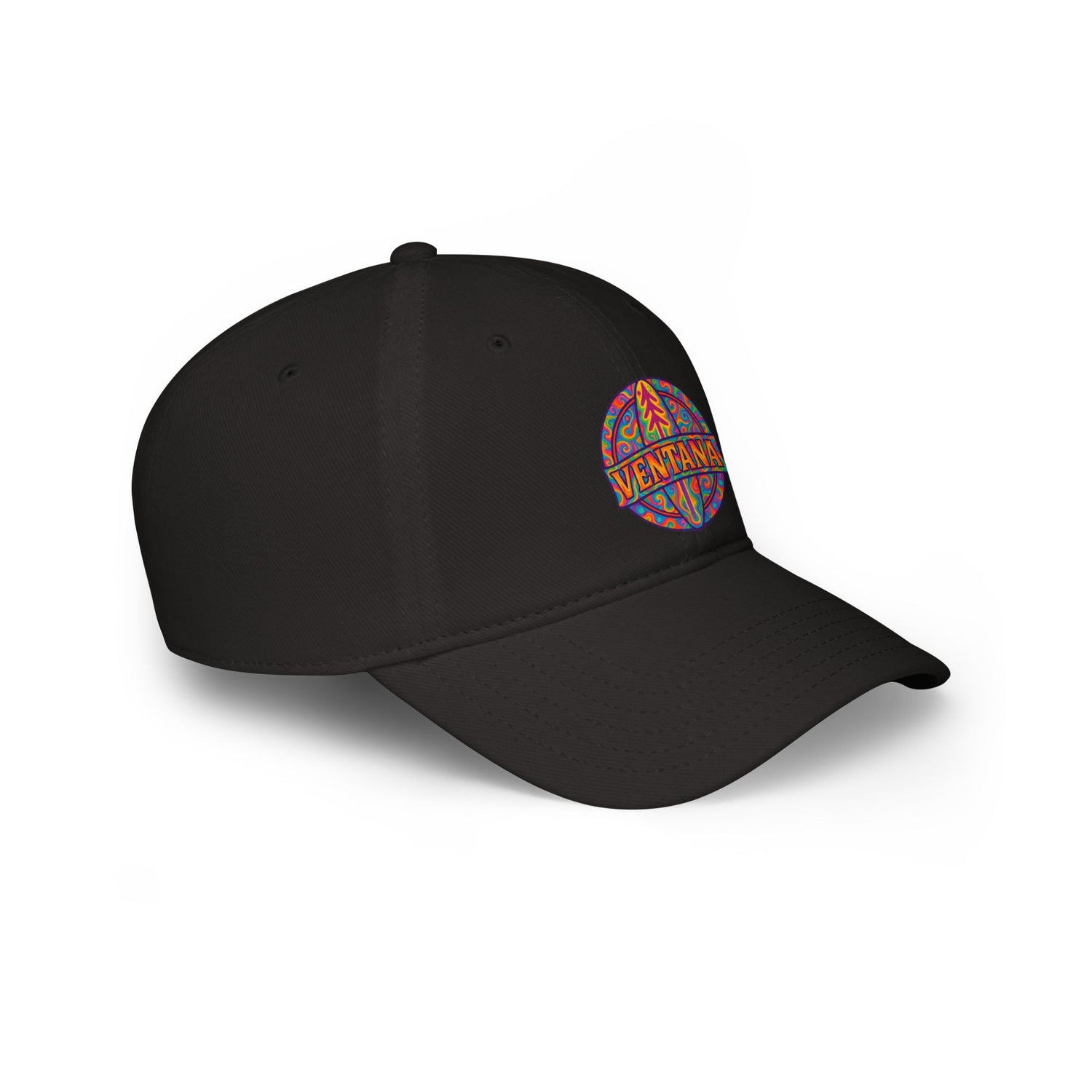Ventana Psychedelic Treefish Logo - 100% Cotton Baseball Cap