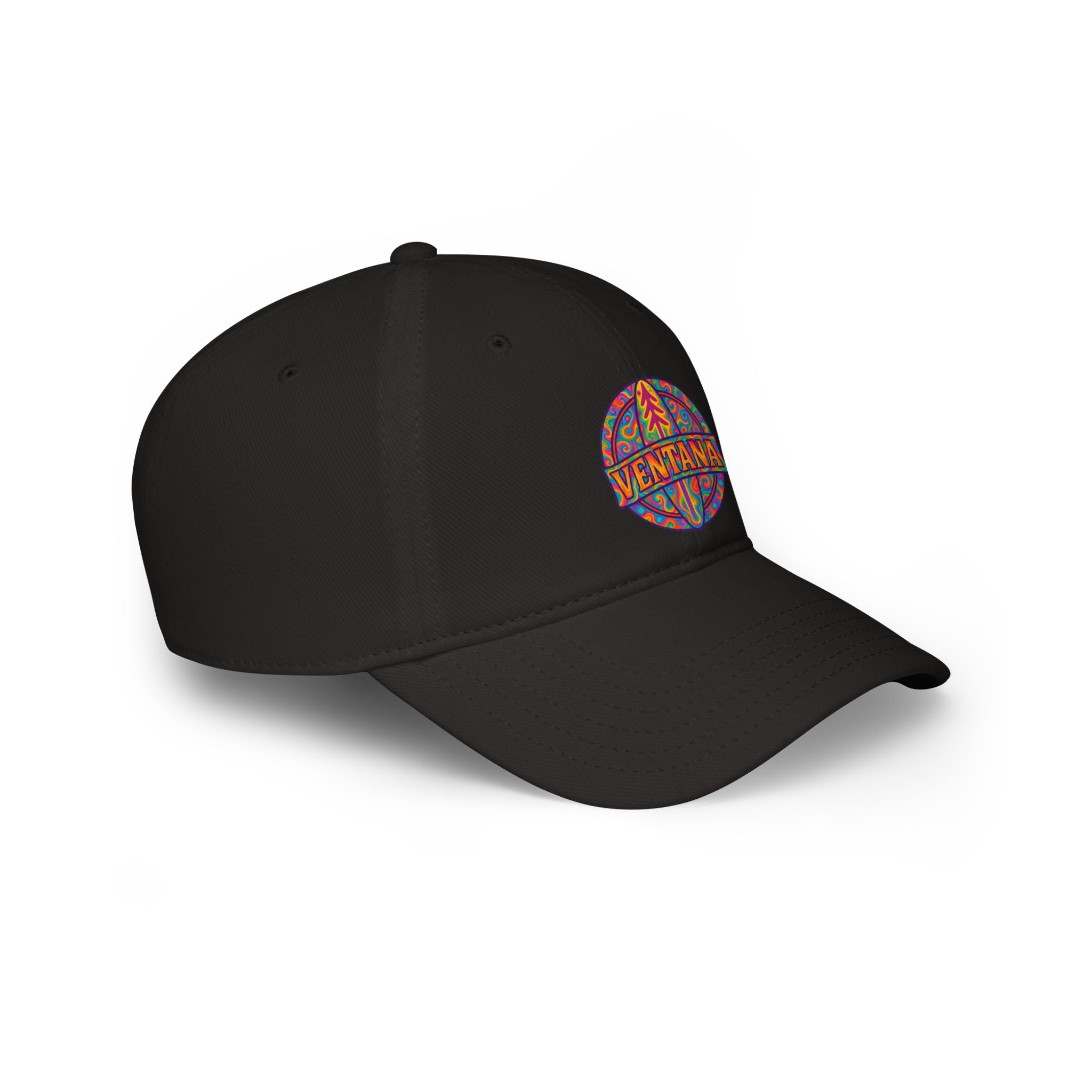 Ventana Psychedelic Treefish Logo - 100% Cotton Baseball Cap