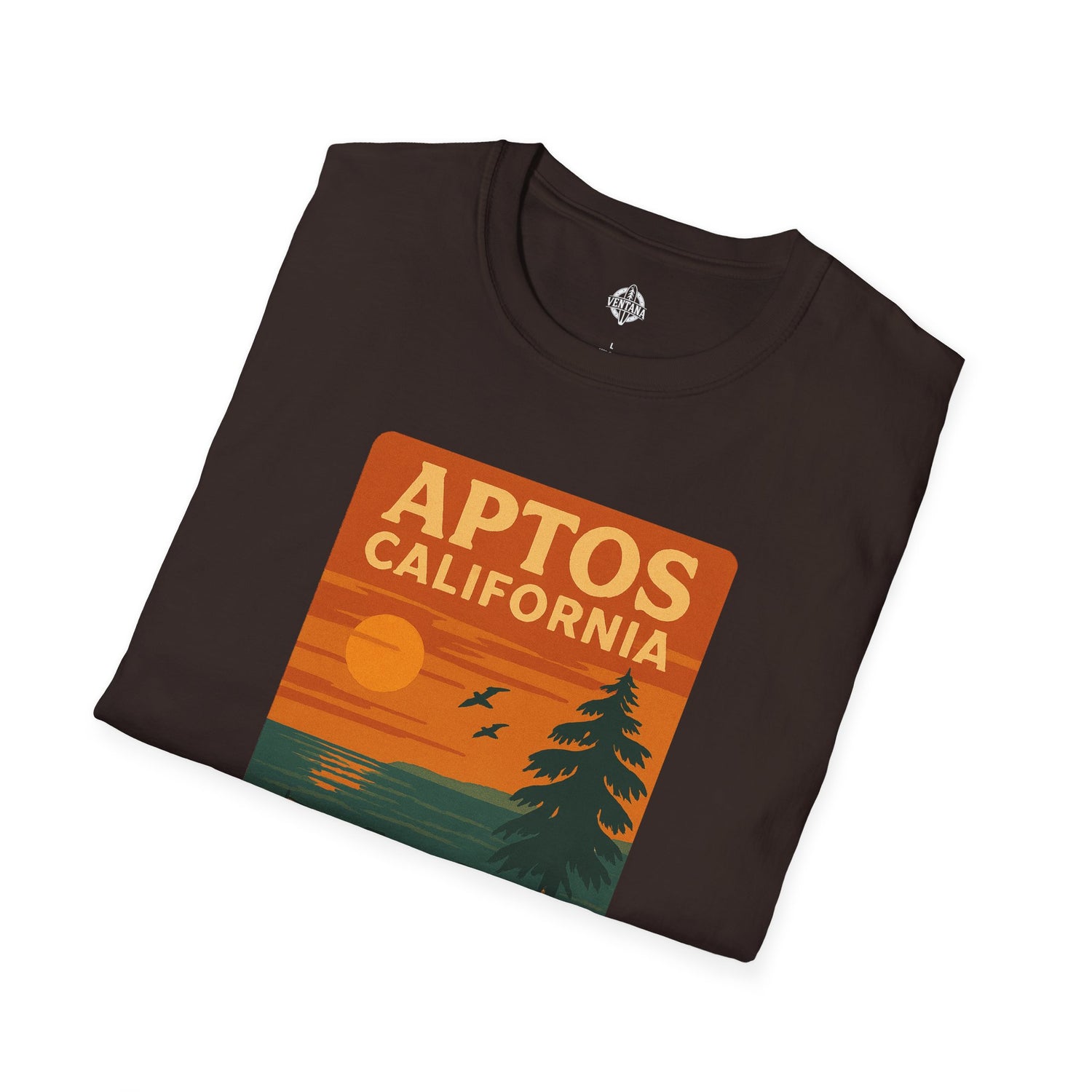 Aptos California Sunset Unisex - U.S. Cotton T-Shirt