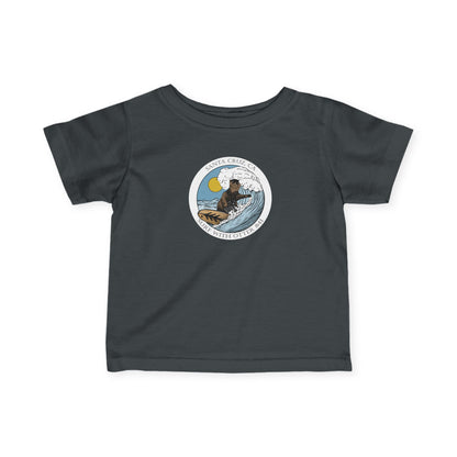Surf with Otter 841 Ventana by Thiago Bianchini - Infant 100% Cotton T-Shirt