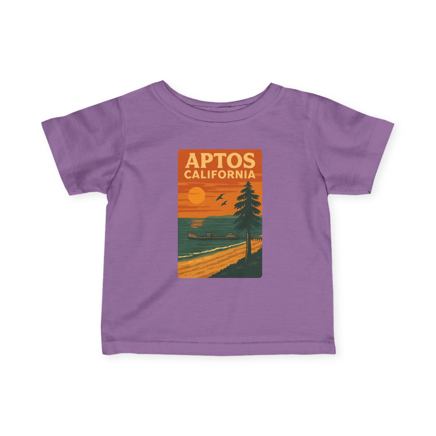 Aptos California Sunset - Infant 100% Cotton T-Shirt