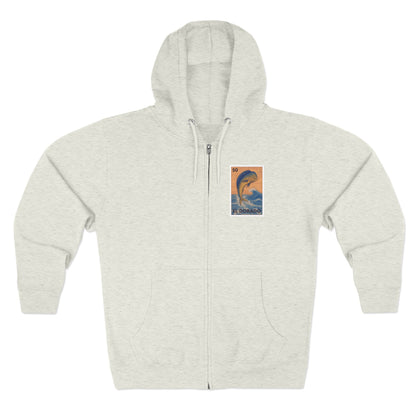 Dorado Lotería Unisex - Zip Cotton Blend Fleece Hoodie (El Dorado)