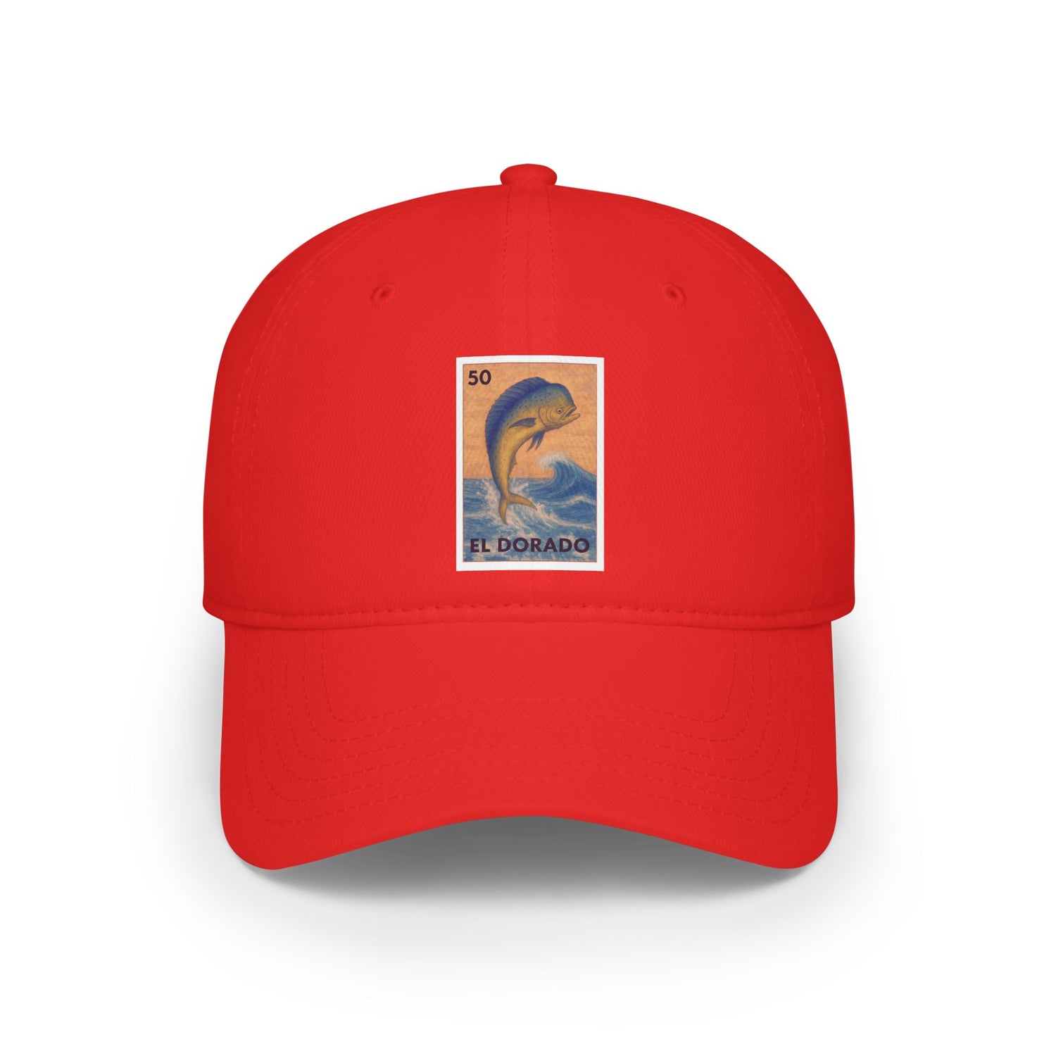 Dorado Lotería Unisex - 100% Cotton Baseball Cap (El Tiburón)