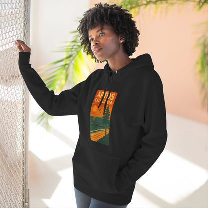 Aptos California Sunset Unisex - Pull-Over Cotton Blend Fleece Hoodie