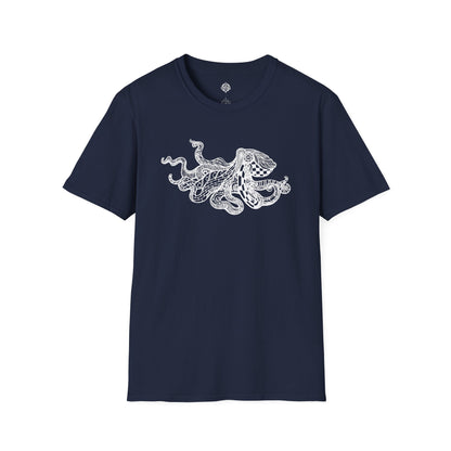 Ventangle Octopus Unisex - Soft Style U.S. Cotton T-Shirt