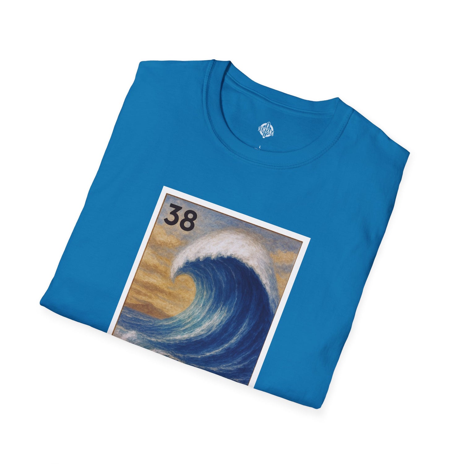 Wave Lotería Unisex - Soft Style U.S. Cotton T-Shirt (La Ola)