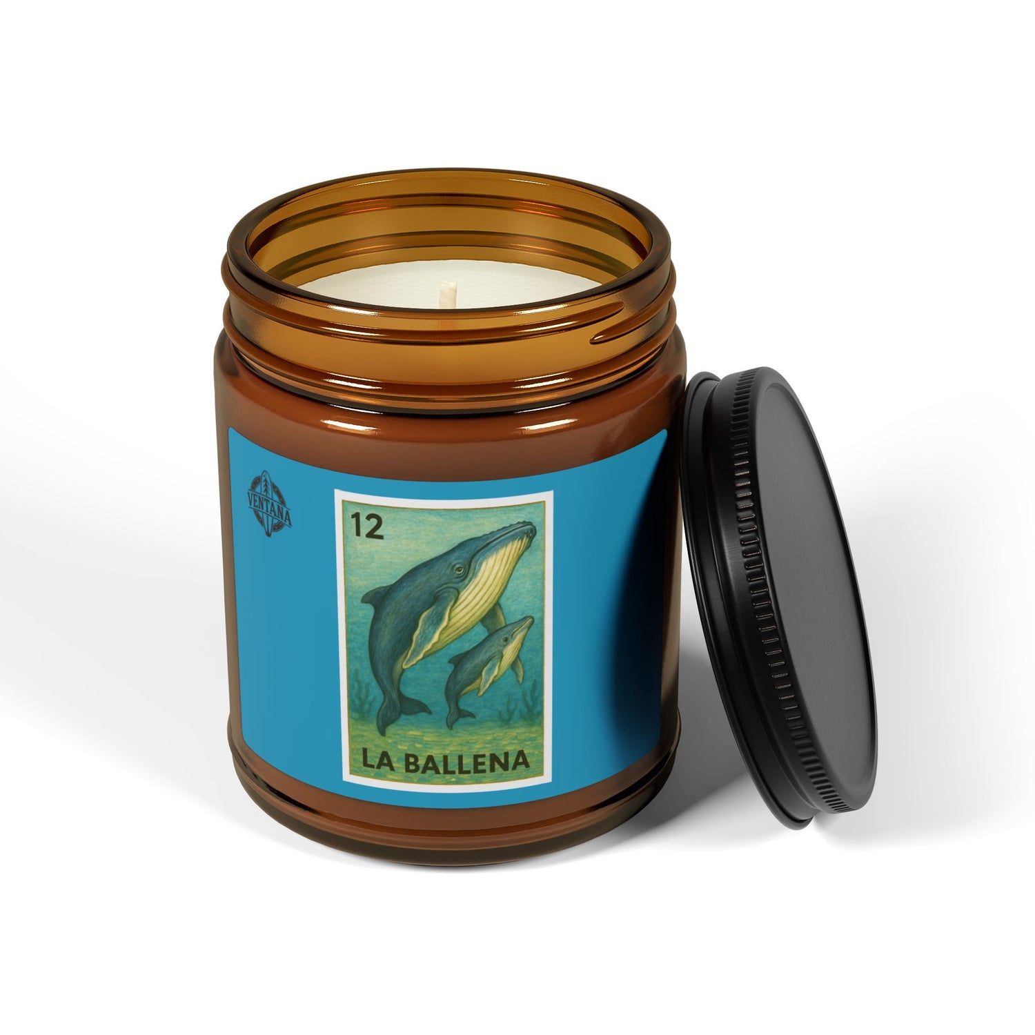 Whale Lotería - Scented Soy Candle (La Ballena)