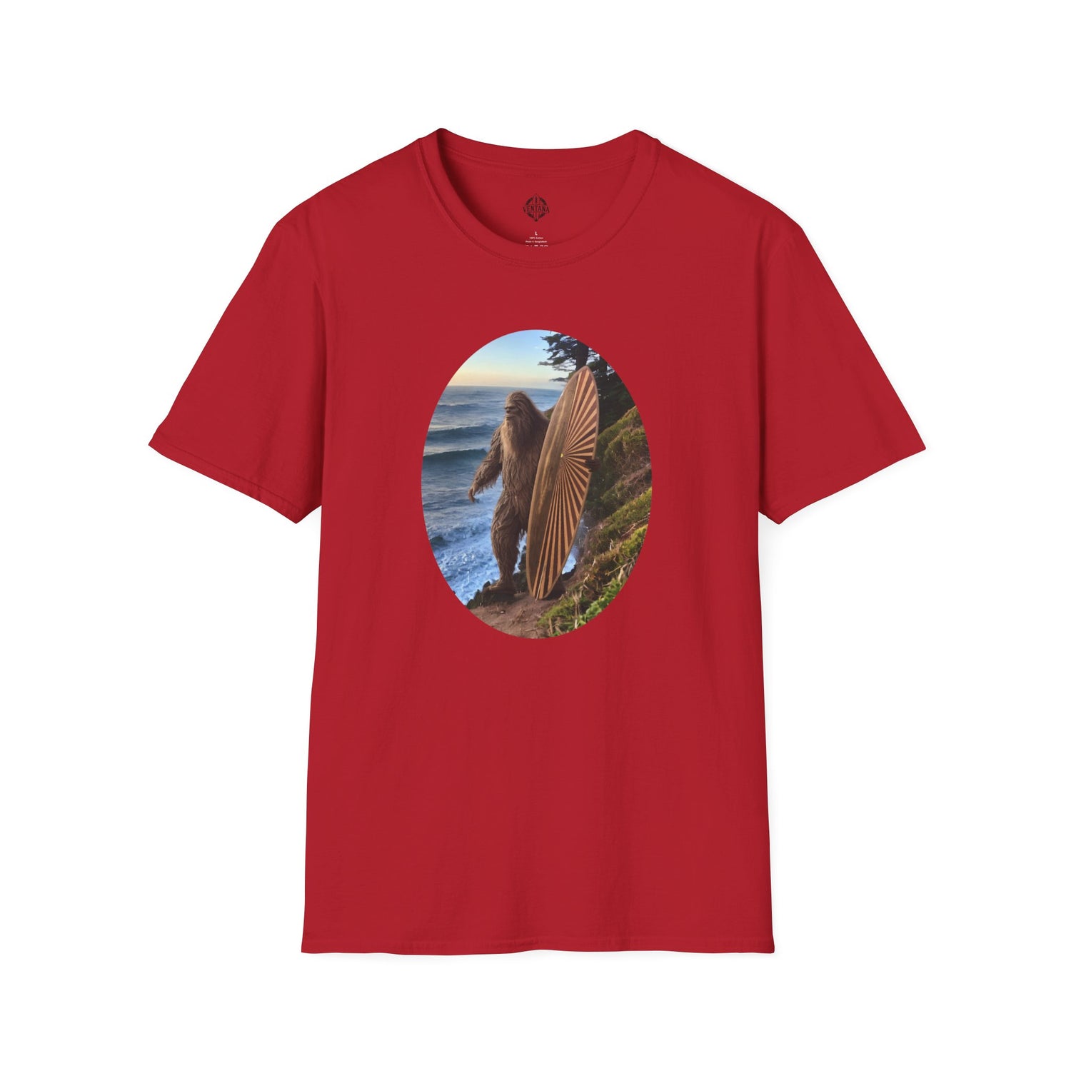 Ventana Real Surfsquatch Unisex - U.S. Cotton T-Shirt