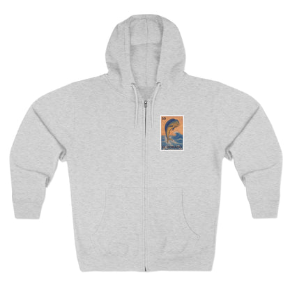 Dorado Lotería Unisex - Zip Cotton Blend Fleece Hoodie (El Dorado)
