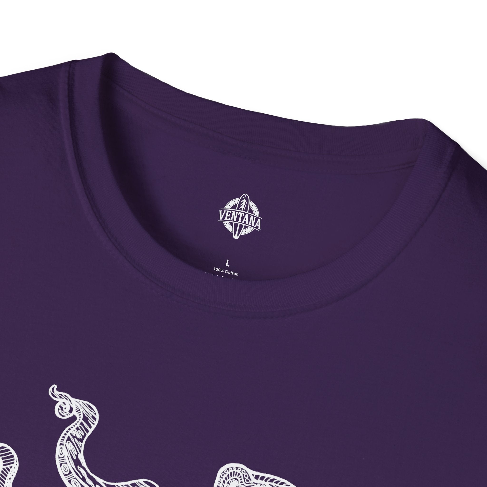 Ventangle Octopus Unisex - Soft Style U.S. Cotton T-Shirt