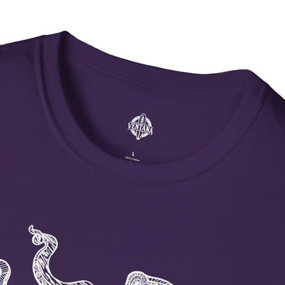 Ventangle Octopus Unisex - Soft Style U.S. Cotton T-Shirt