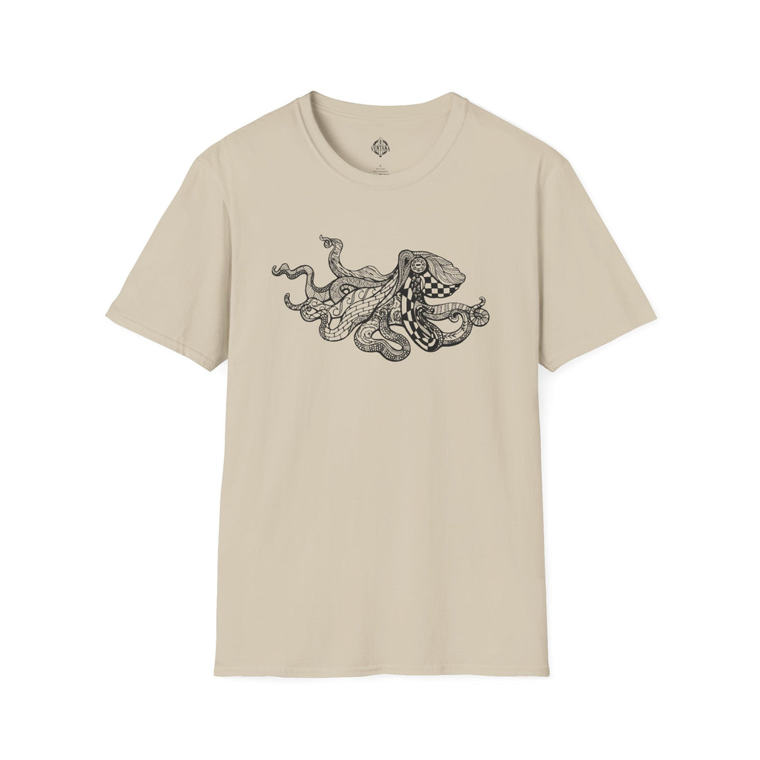 Ventangle Octopus Unisex - Soft Style U.S. Cotton T-Shirt