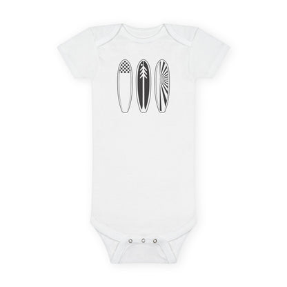 Ventana Three Board - Baby Short Sleeve 100% Cotton Onesie