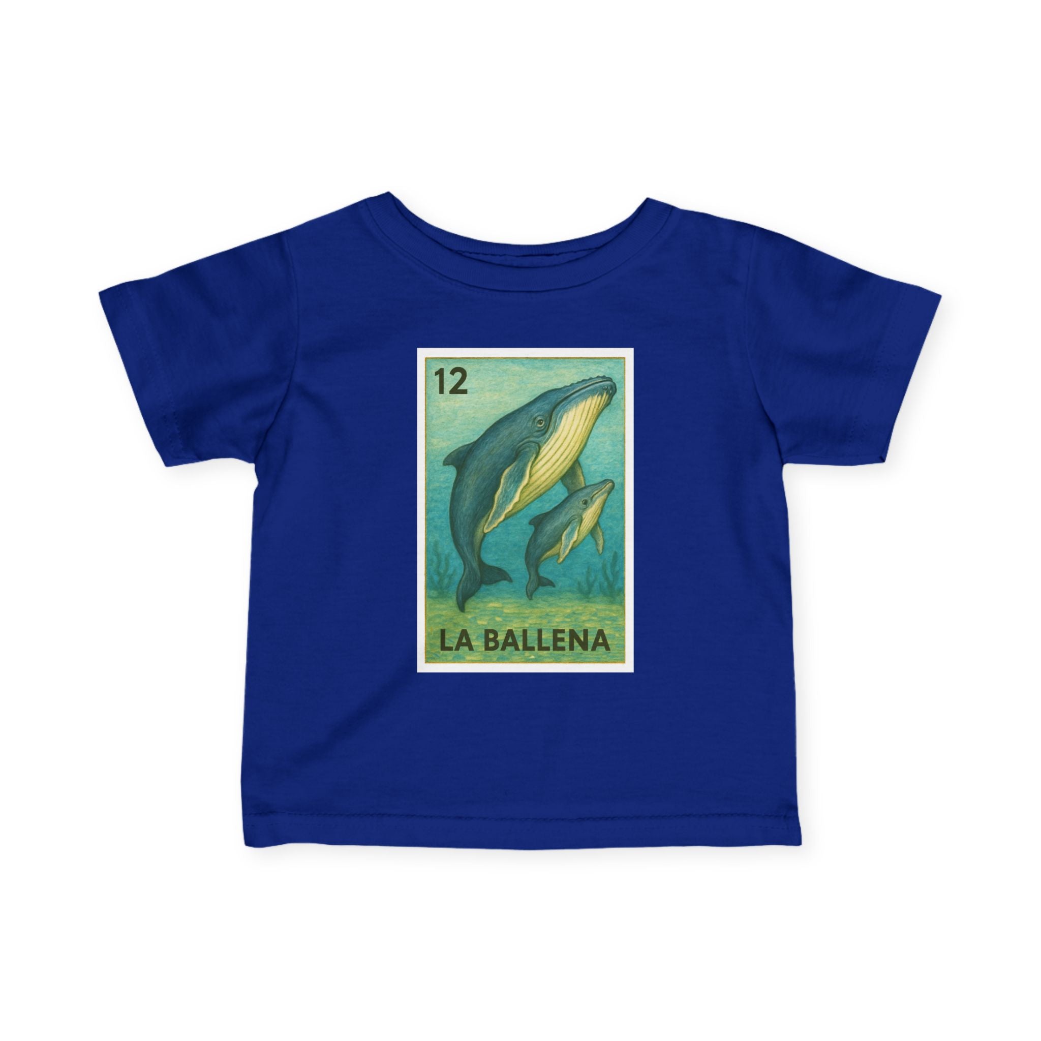 Whale Lotería - Infant 100% Cotton T-Shirt (La Ballena)