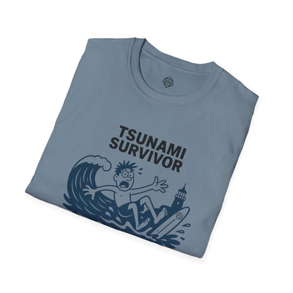 Tsunami Survivor Unisex - Soft Style U.S. Cotton T-Shirt