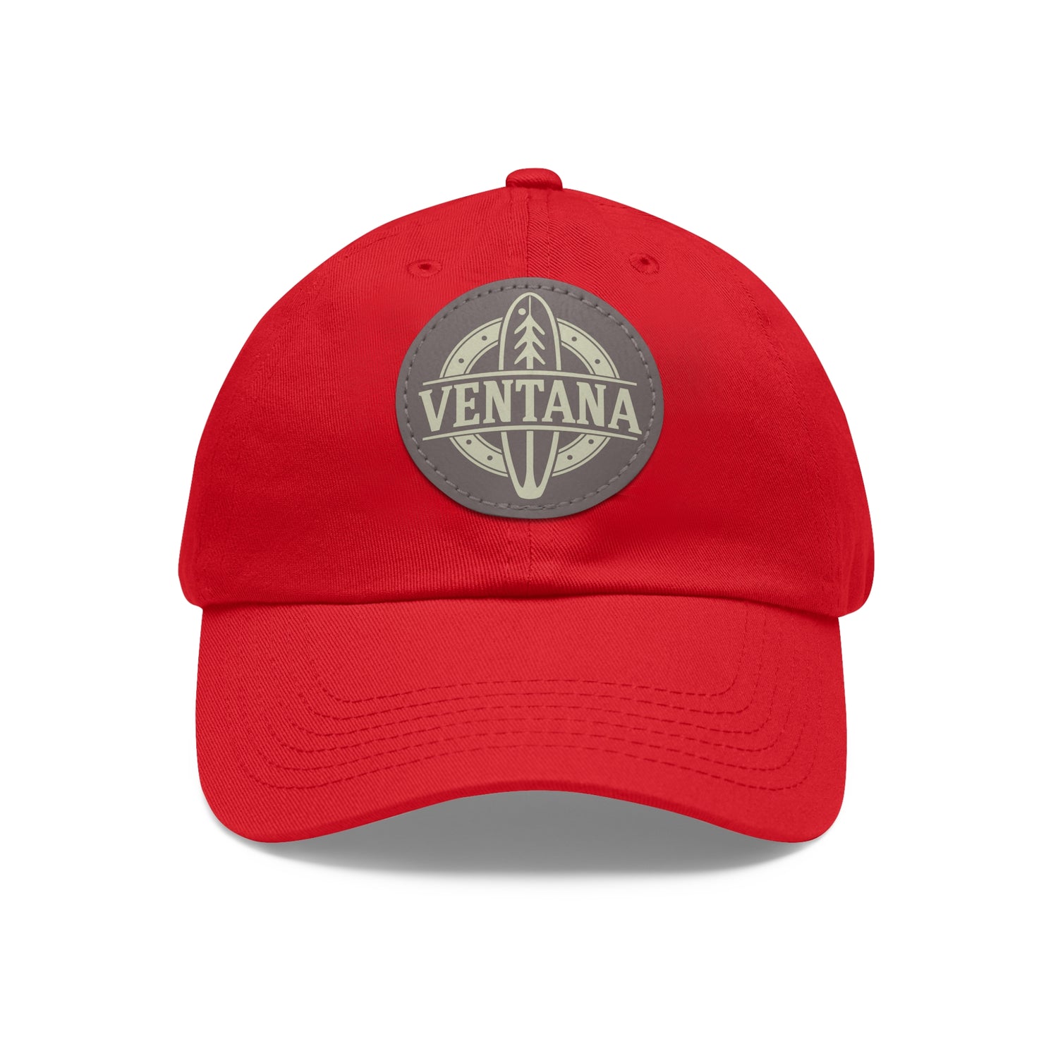 Ventana Treefish Logo Vegan Leather Patch Hat