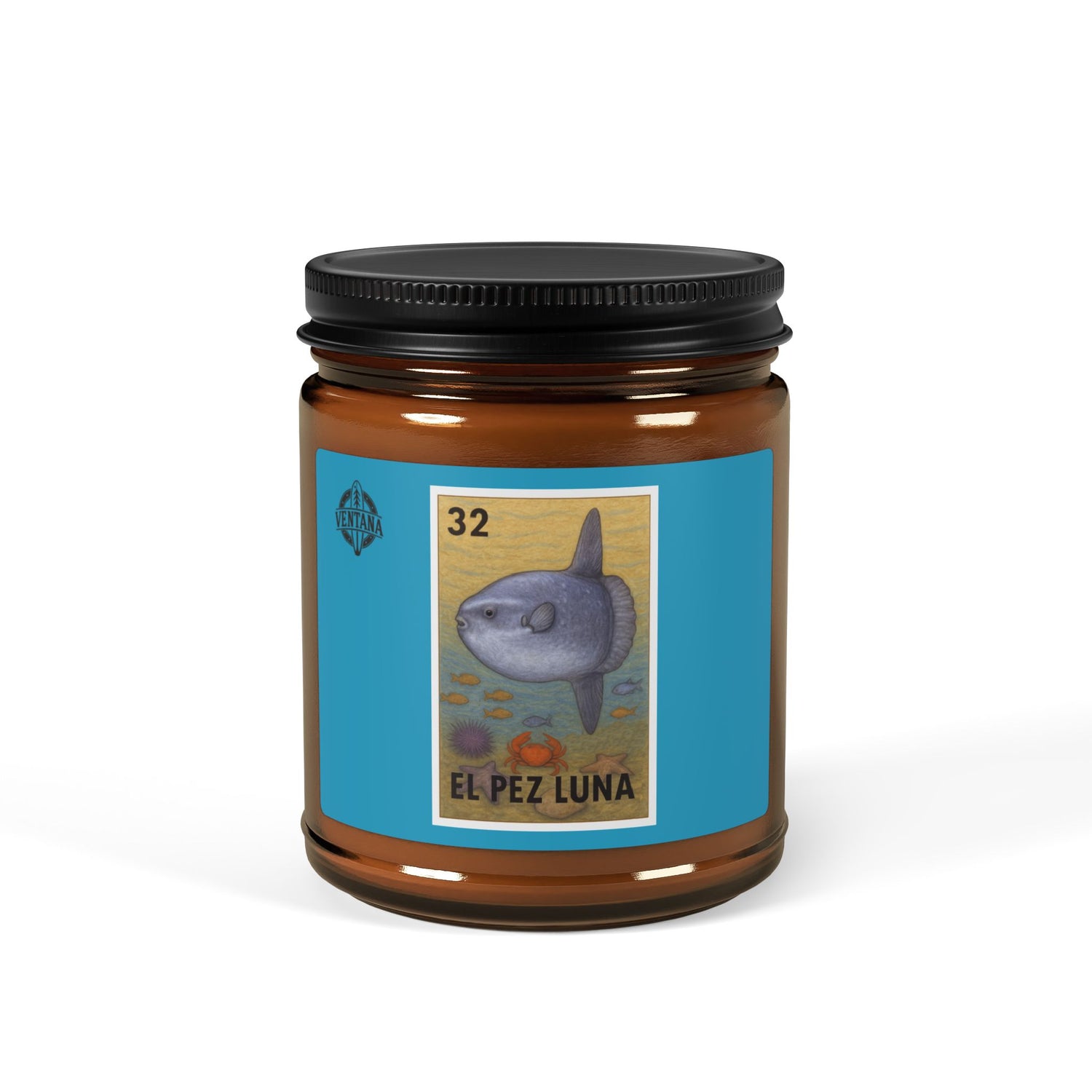 Sunfish Lotería - Scented Soy Candle (El Pez Luna)