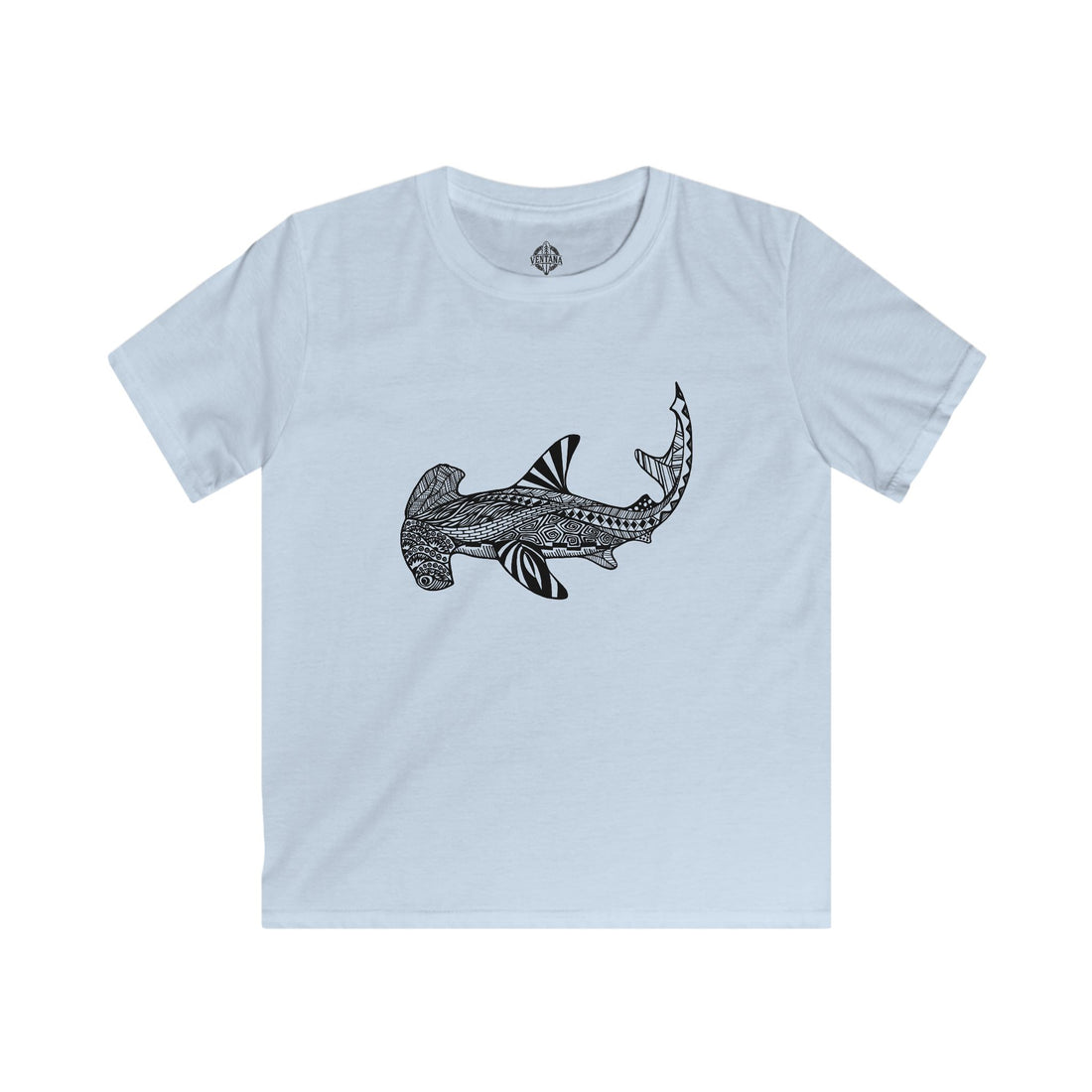 Ventangle Hammerhead Kids - Soft Style U.S. Cotton T-Shirt