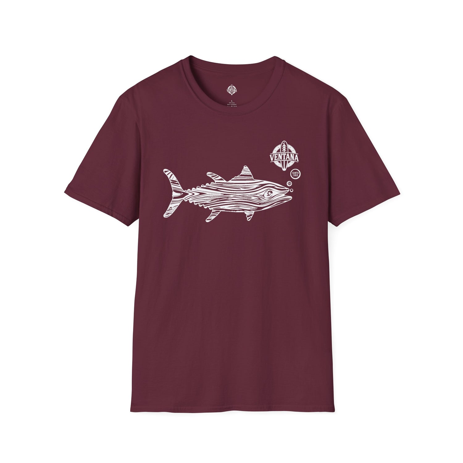 Ventana Wooden Tuna Unisex - Soft Style U.S. Cotton T-Shirt
