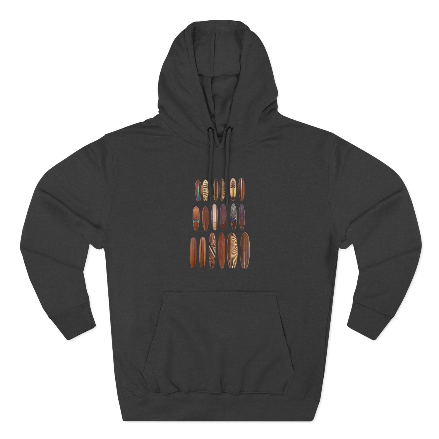 Ventana Wooden Surfboards Unisex - Pull-Over Cotton Blend Fleece Hoodie