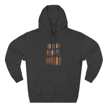 Ventana Wooden Surfboards Unisex - Pull-Over Cotton Blend Fleece Hoodie
