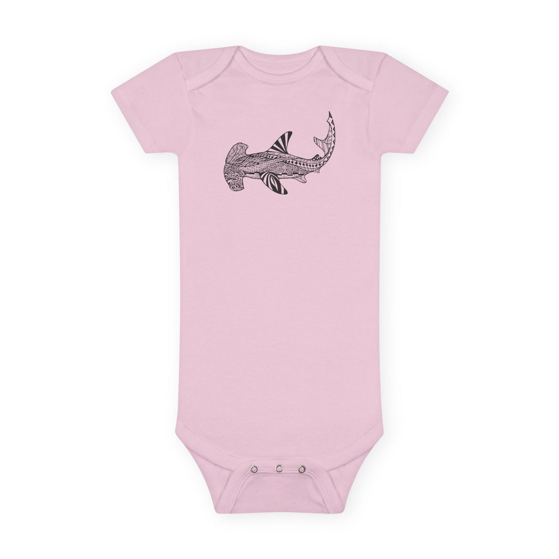 Ventangle Hammerhead - Baby Short Sleeve 100% Cotton Onesie
