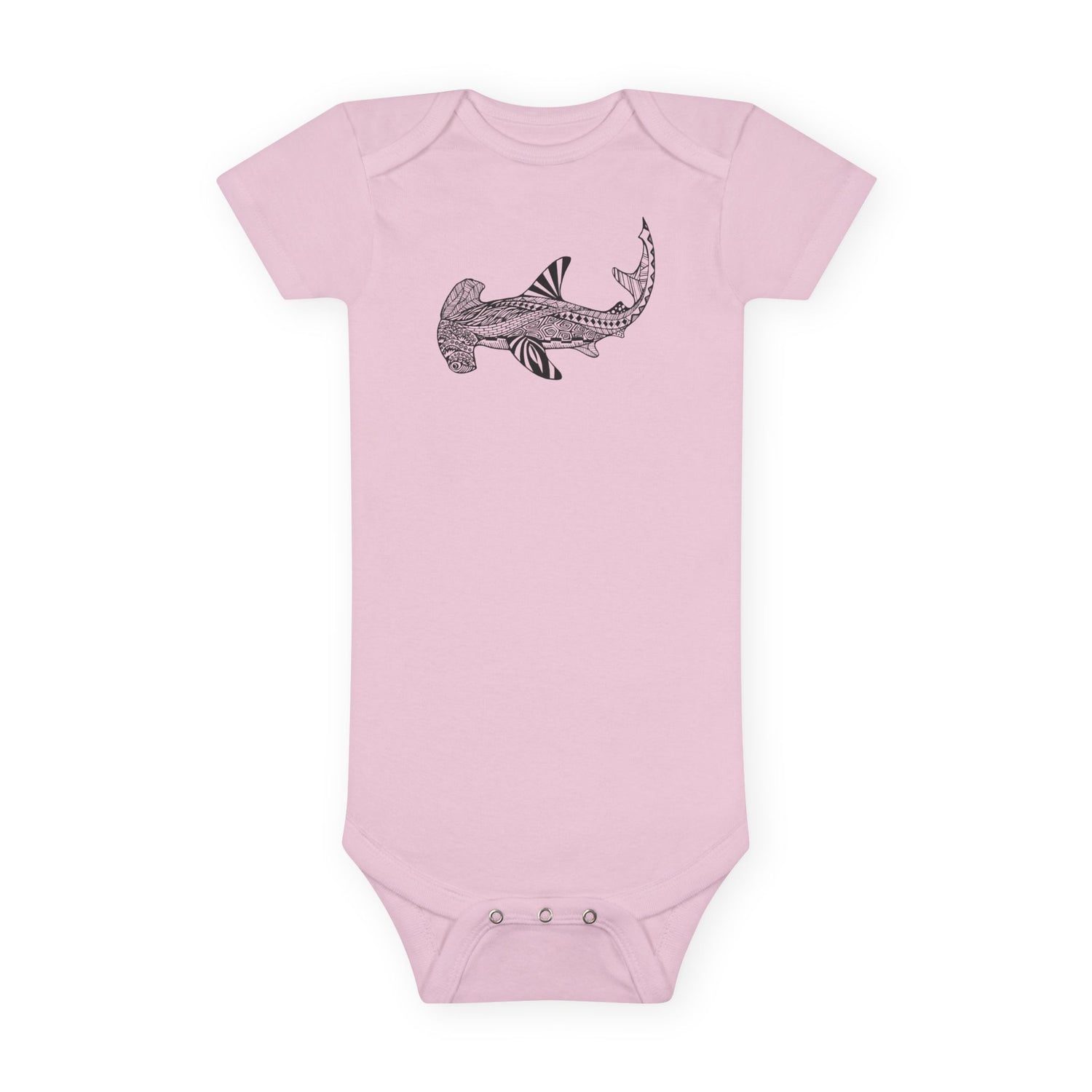 Ventangle Hammerhead - Baby Short Sleeve 100% Cotton Onesie