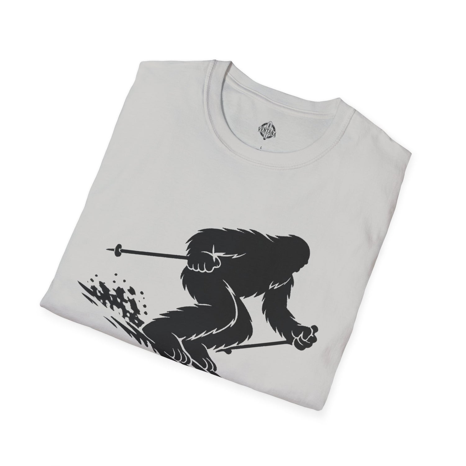 Ventana Shreddy Yeti Ski Unisex - U.S. Cotton T-Shirt