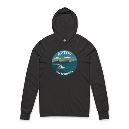 Aptos California Classic Unisex - Cotton Long Sleeve Hooded T-Shirt