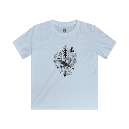 Ventana Monterey Bay by Thiago Bianchini Kids - Soft Style U.S. Cotton T-Shirt