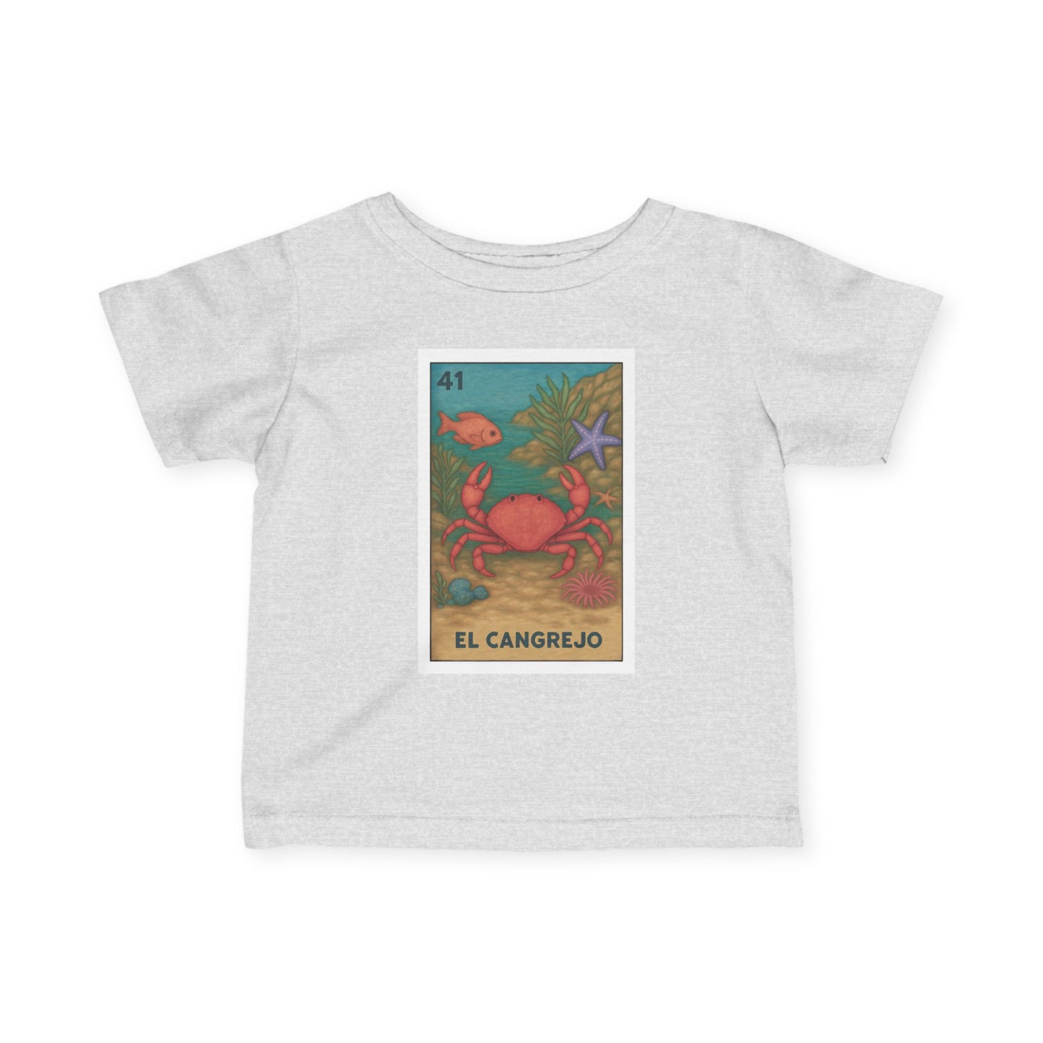 Crab Lotería - Infant 100% Cotton T-Shirt (El Cangrejo)