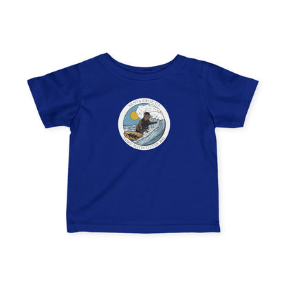 Surf with Otter 841 Ventana by Thiago Bianchini - Infant 100% Cotton T-Shirt