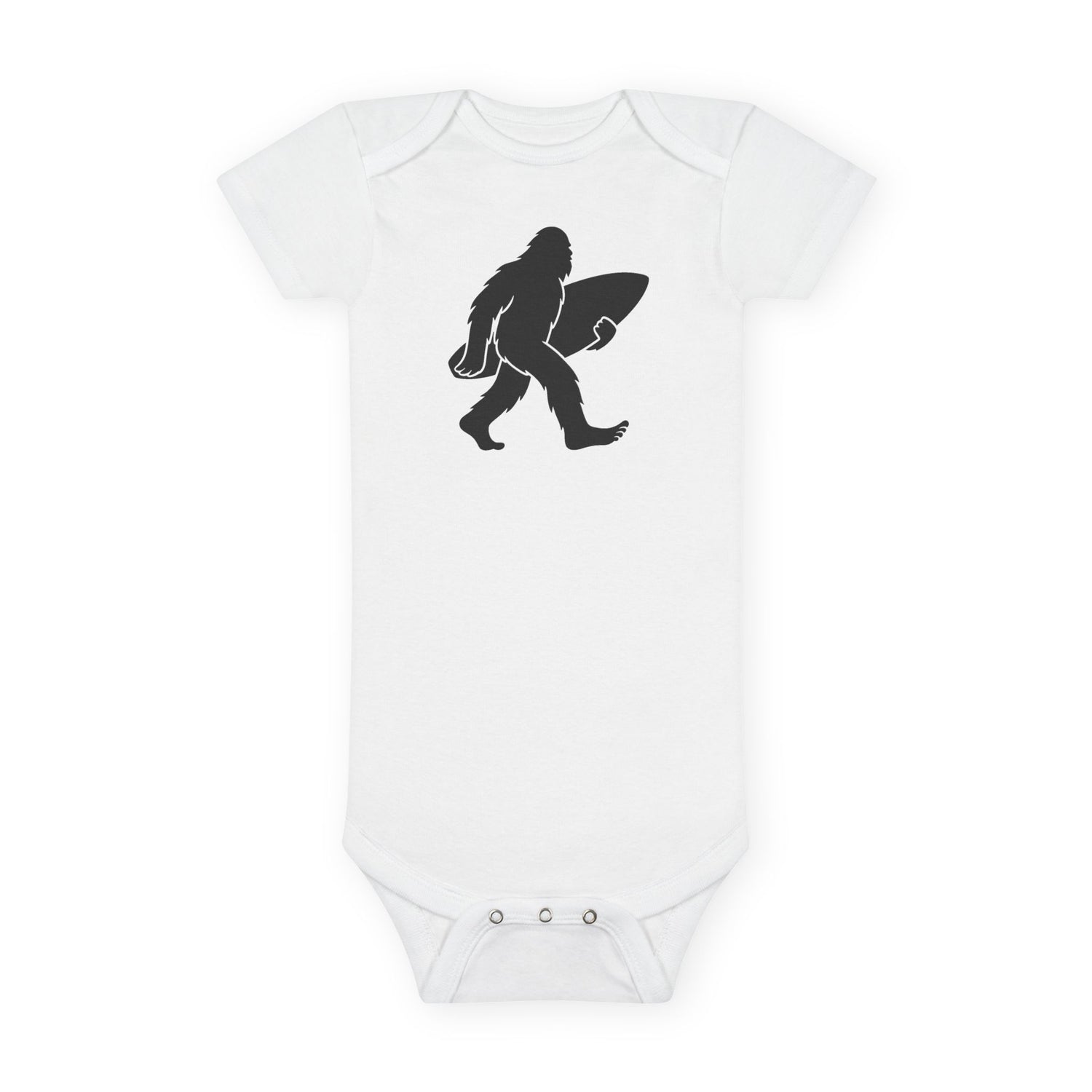 Ventana Surfsquatch - Baby Short Sleeve 100% Cotton Onesie