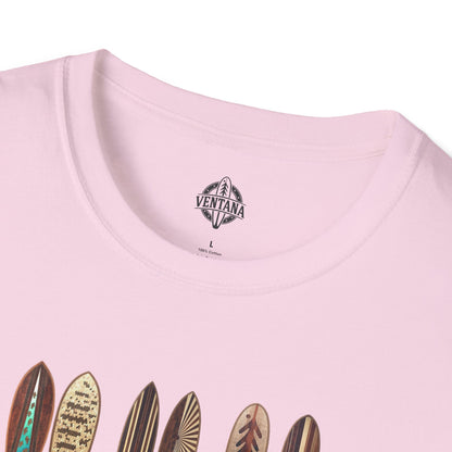 Ventana Wooden Surfboards Unisex - Soft Style U.S. Cotton T-Shirt