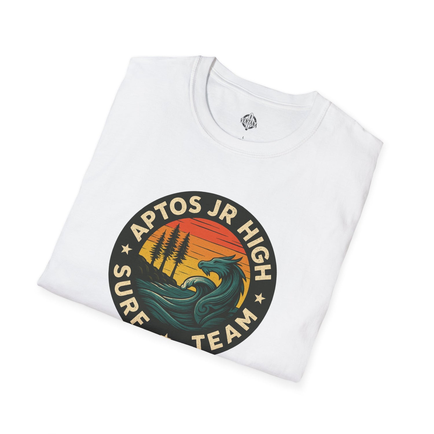 Aptos Junior High Surf Team Unisex - U.S. Cotton T-Shirt