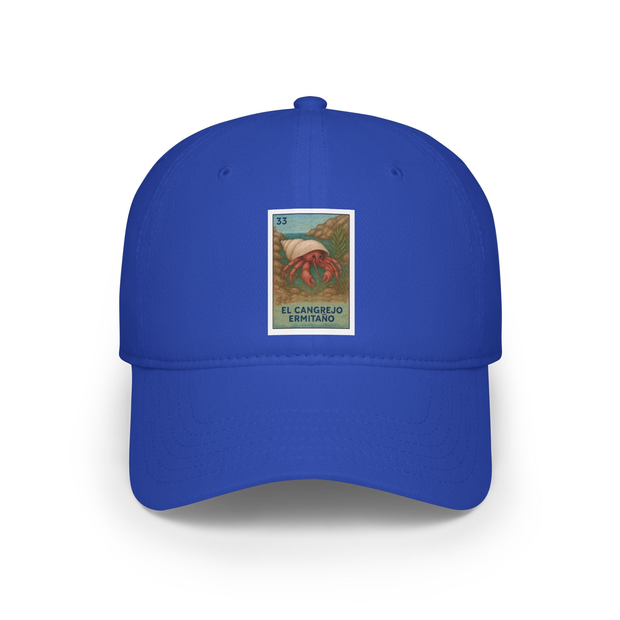 Hermit Crab Lotería Unisex - 100% Cotton Baseball Cap (El Cangrejo Ermitaño)