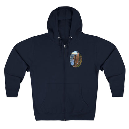 Ventana Real Surfsquatch Unisex - Zip Cotton Blend Fleece Hoodie