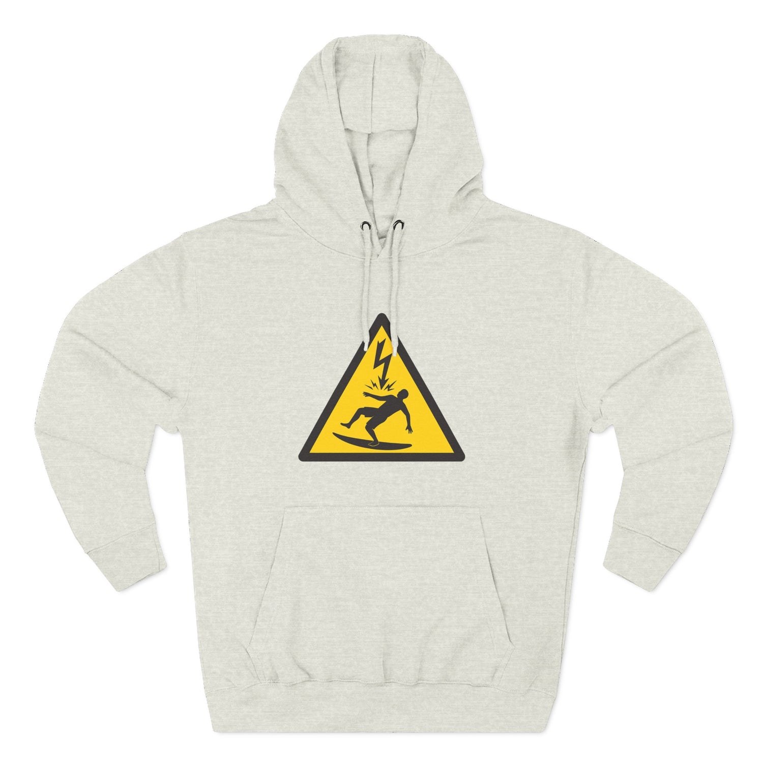 Electric Surfer Unisex - Pull-Over Cotton Blend Fleece Hoodie