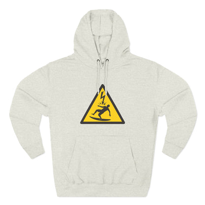 Electric Surfer Unisex - Pull-Over Cotton Blend Fleece Hoodie