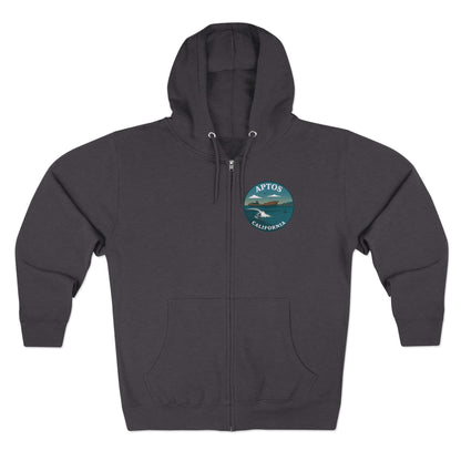 Aptos California Classic Unisex - Zip Cotton Blend Fleece Hoodie