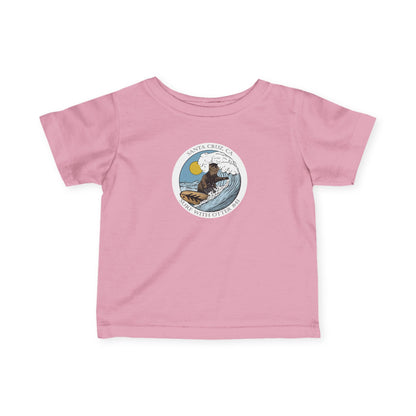 Surf with Otter 841 Ventana by Thiago Bianchini - Infant 100% Cotton T-Shirt