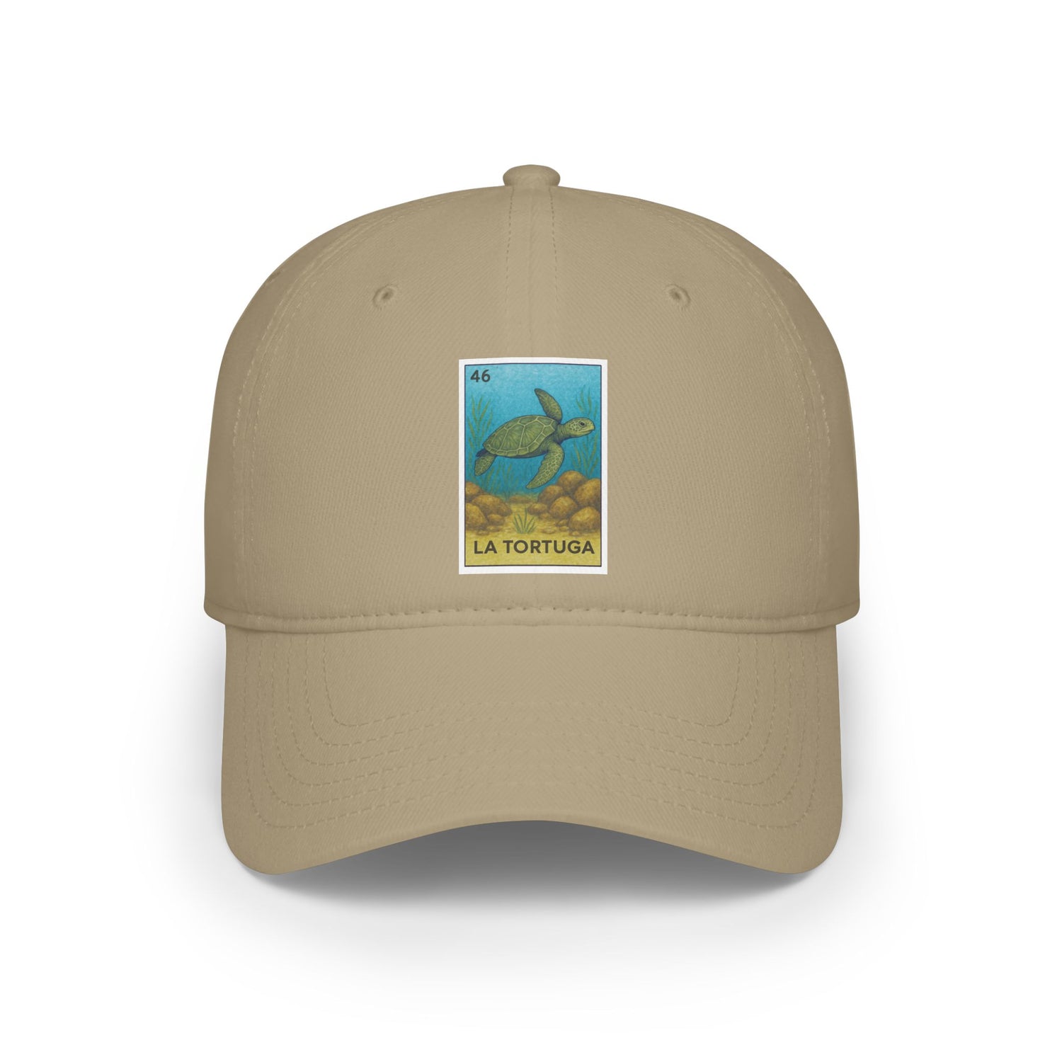 Turtle Lotería Unisex - 100% Cotton Baseball Cap (La Tortuga)