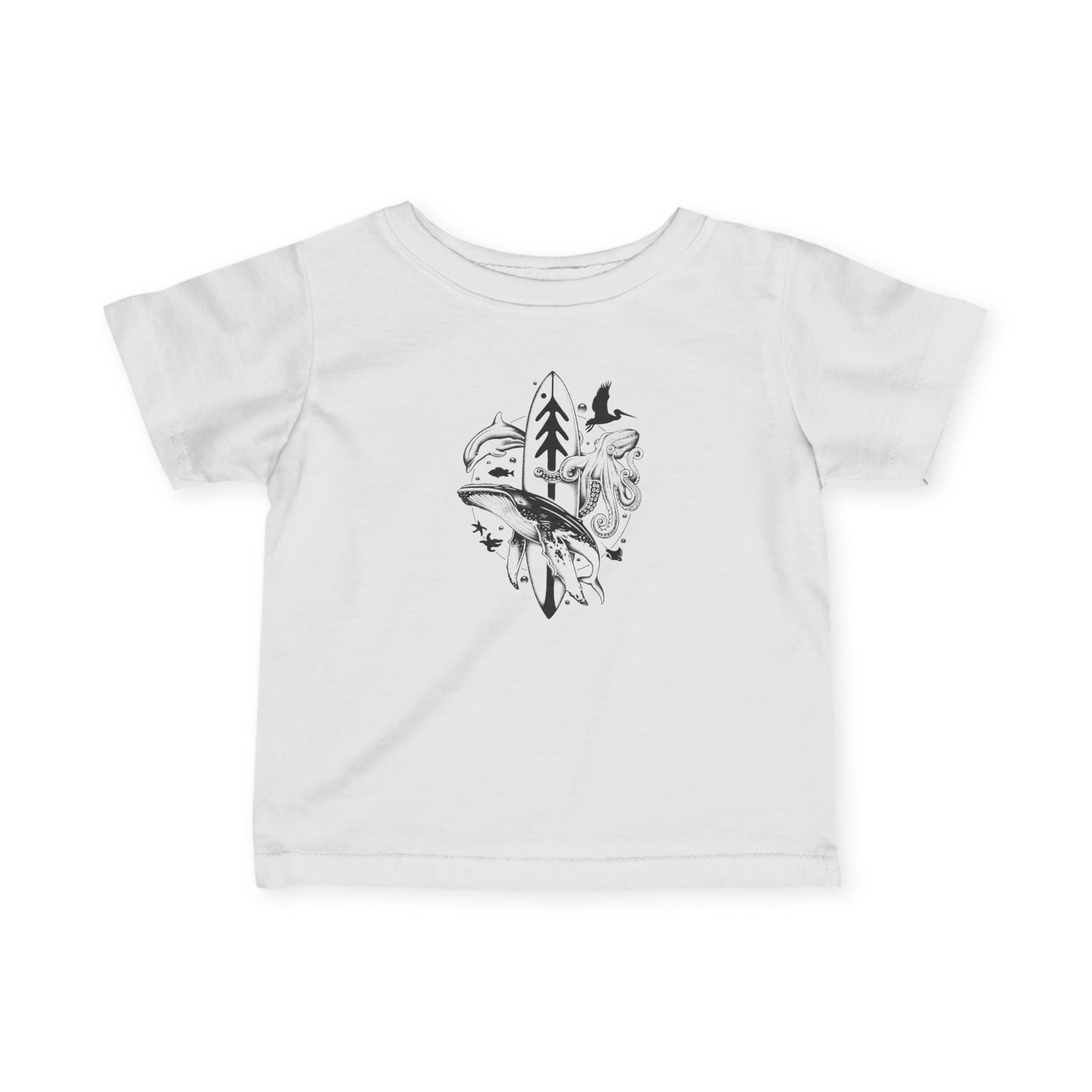 Ventana Monterey Bay by Thiago Bianchini - Infant 100% Cotton T-Shirt